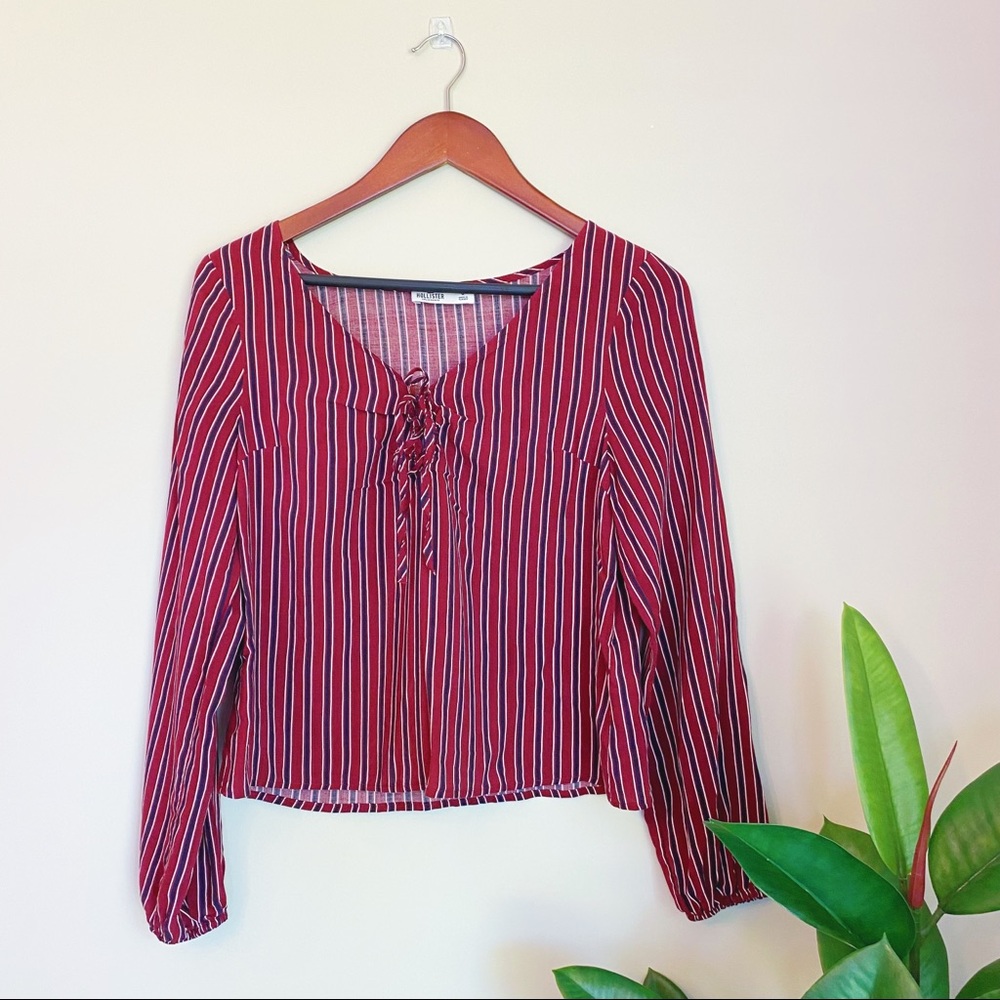 Hollister Co. striped blouse
